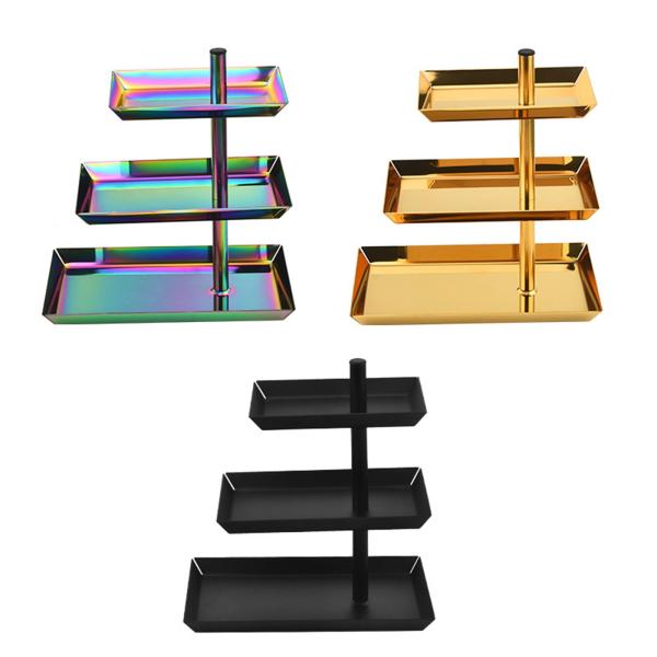 カップケーキスタンド 3段 ギフトケーキスタンド お祝い 記念日 アクセサリー シルバー