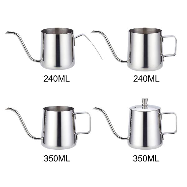 注ぎ口付きケトル ティーポット コーヒー ティーポット アウトドア 屋内 ギフト 家庭用 240ML A