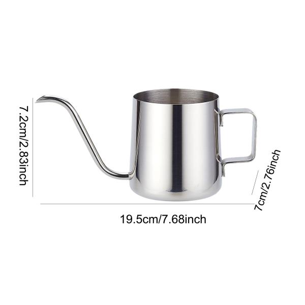 注ぎ口付きケトル ティーポット コーヒー ティーポット アウトドア 屋内 ギフト 家庭用 240ML B