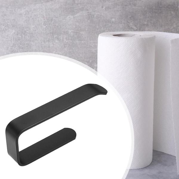 キッチンペーパータオル冷蔵庫ガレージ用キャビネット下ペーパータオルホルダーブラック