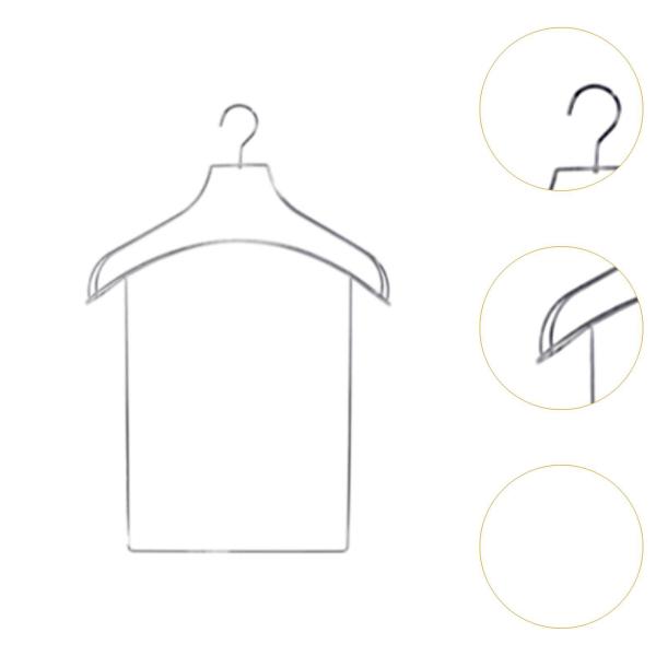 スーツハンガー 丈夫な洋服ハンガー 衣料品店 ショッピングモール ジャケット用 62cmx39.5cm