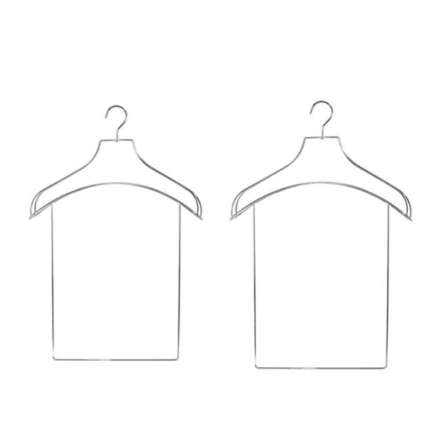 スーツハンガー 丈夫な洋服ハンガー 衣料品店 ショッピングモール ジャケット用 62cmx39.5cm