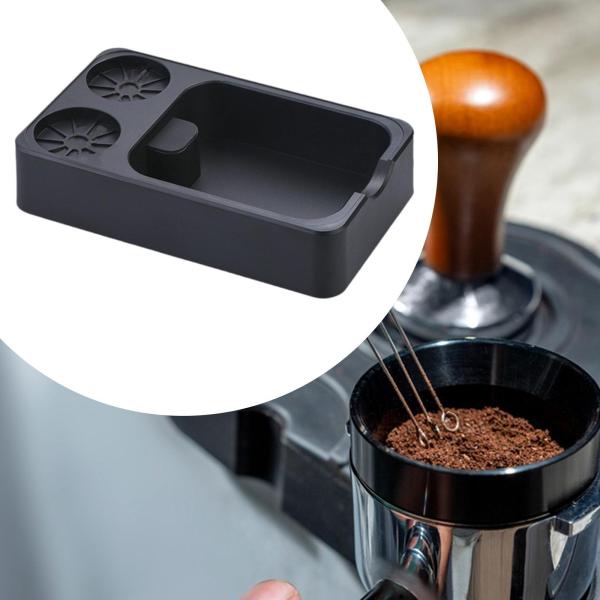 エスプレッソタンパーホルダーステーションコーヒータンピングエスプレッソステーションノンスリップ簡単にアクセスできるエスプレッソタンパーマットスタンド用