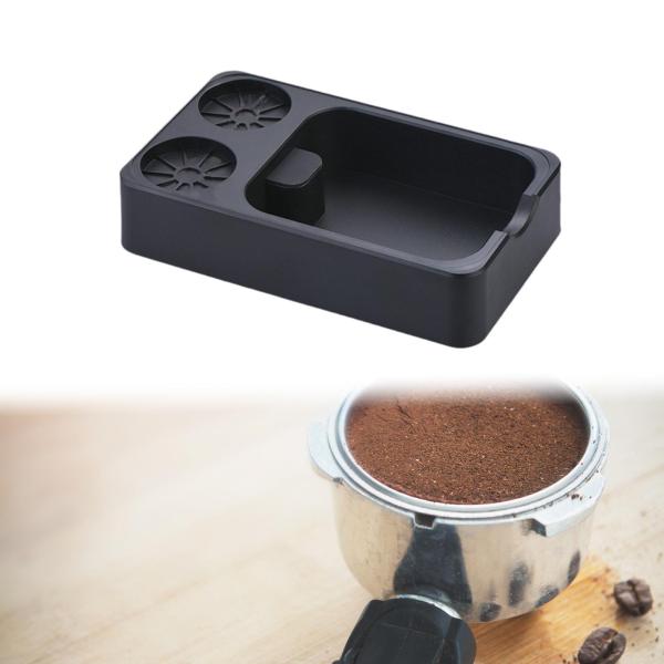 エスプレッソタンパーホルダーステーションコーヒータンピングエスプレッソステーションノンスリップ簡単にアクセスできるエスプレッソタンパーマットスタンド用