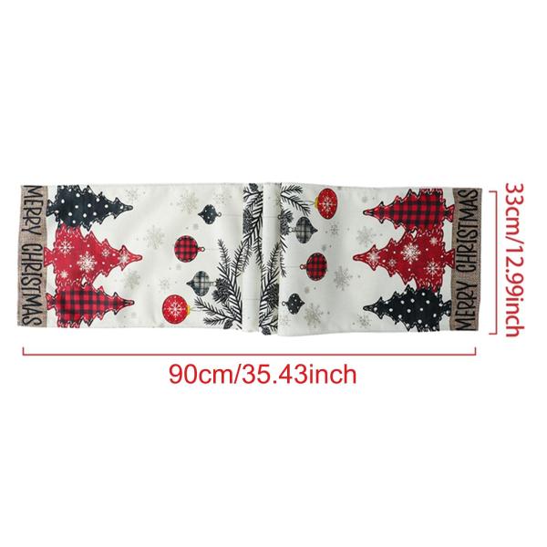 クリスマス テーブルランナー クリスマス 季節 冬 フェスティバル ダイニング テーブル デコレーション 33cmx90cm