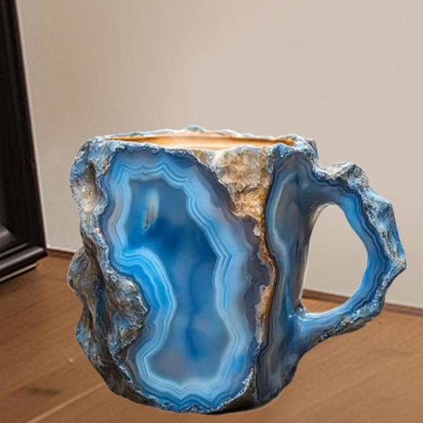 コーヒーマグ ティーセレモニーアクセサリー ホリデーギフト 屋内 屋外 手作り ブルー