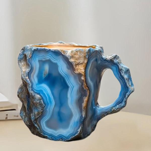 コーヒーマグ ティーセレモニーアクセサリー ホリデーギフト 屋内 屋外 手作り ブルー