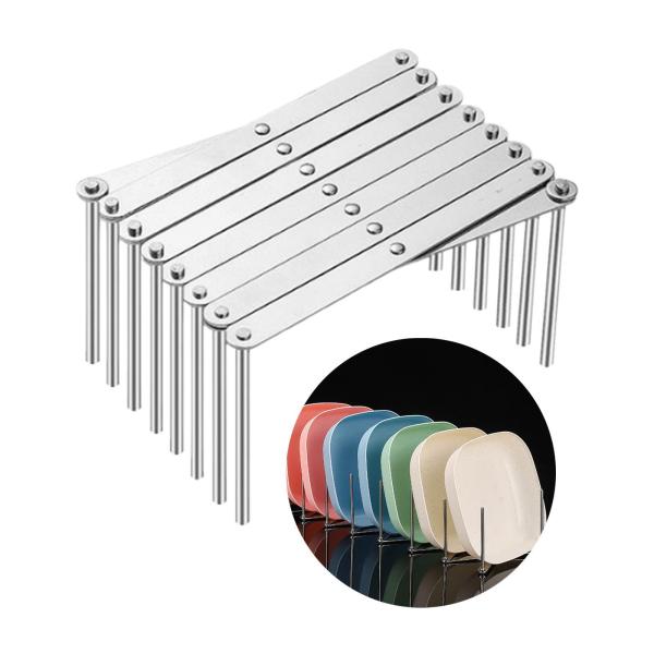 ディッシュラック ステンレススチール 多機能 頑丈 安定 カウンタートップオーガナイザー L