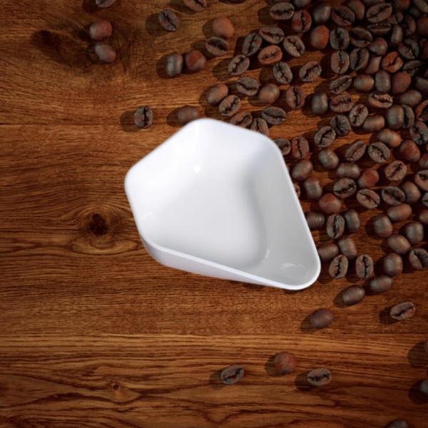 コーヒー豆計量カップ 軽量計量プレート キッチン ホテル オフィス用 ホワイト