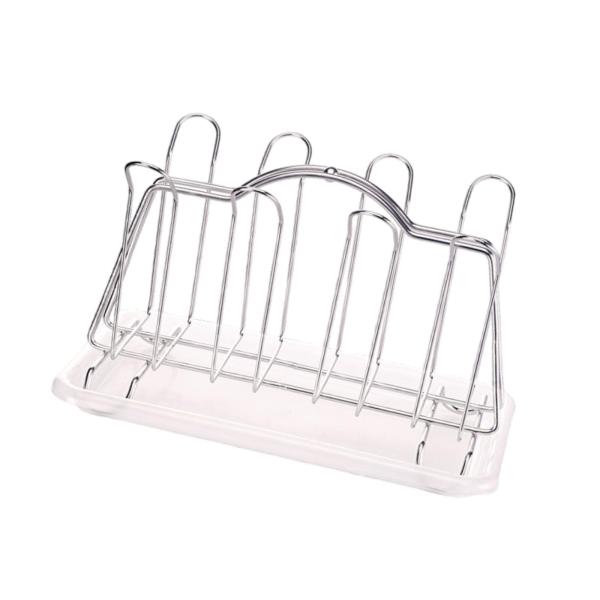 カップ乾燥スタンド コーヒーマグホルダー 6つの爪付き シンプルで持ち運びに便利な丈夫なボトルラック マグオーガナイザー