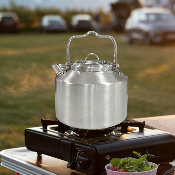 ティーケトル ウォーターケトル ピクニッククッカー 1.3L ストーブポット キャンプティーポット ウォーターボイラー ティーポット ハイキング ホー