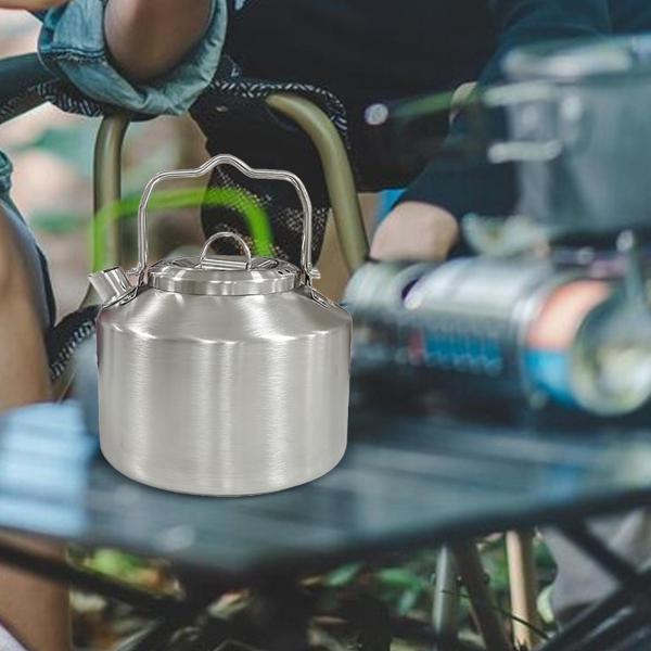 ティーケトル ウォーターケトル ピクニッククッカー 1.3L ストーブポット キャンプティーポット ウォーターボイラー ティーポット ハイキング ホー