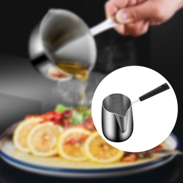 小さな鍋トルココーヒーポット燃焼油暖房用ミルク作りソース1000 ml