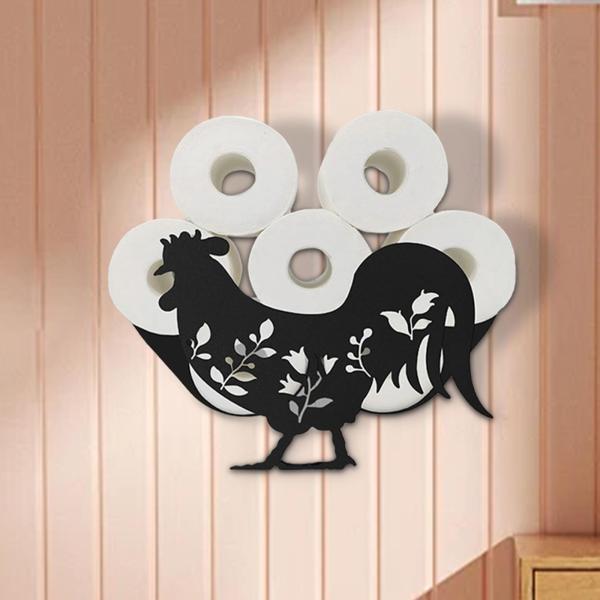動物の形のティッシュホルダー、トイレットペーパーホルダー、面白いティッシュペーパーロール収納、ファームハウス用トイレットペーパーホルダー