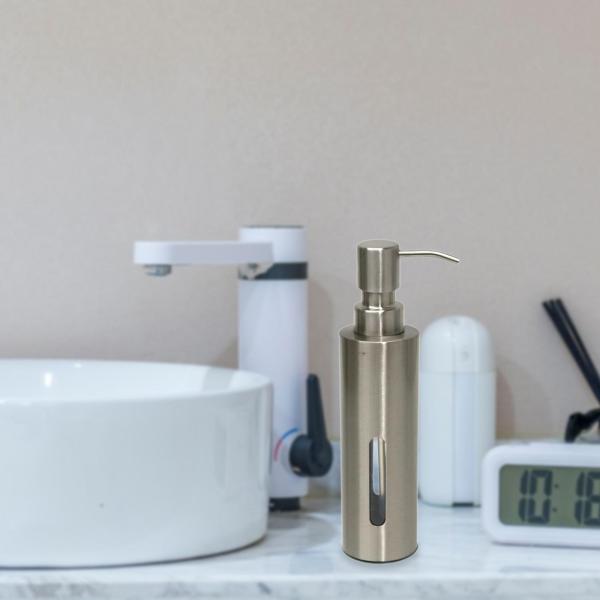 液体ハンドソープディスペンサー家庭用キッチンシンクカウンタートップ用ローションディスペンサー