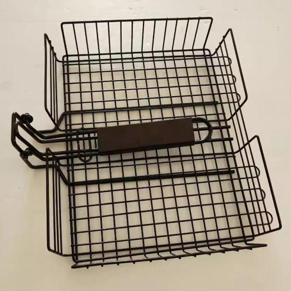 BBQグリルバスケットメッシュバスケット軽量ポータブルアウトドアクッキングツールグリルアクセサリーバーベキューツールピクニック誕生日パーティー用