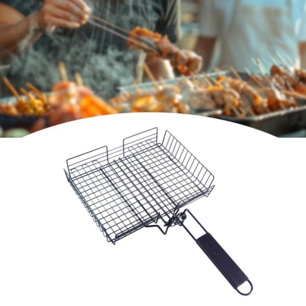 BBQグリルバスケットメッシュバスケット軽量ポータブルアウトドアクッキングツールグリルアクセサリーバーベキューツールピクニック誕生日パーティー用