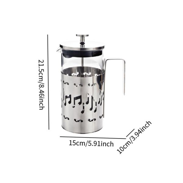 フレンチコーヒーメーカー ポータブルピッチャー クリエイティブトラベルギフト 1000ml