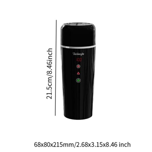 かき混ぜながら水飲料を加熱するための電熱ウォーターカップ旅行加熱マグ