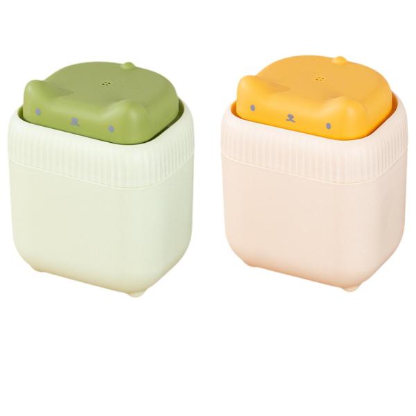キッチンディッシュソープディスペンサースポンジ布ホルダー食器洗い液体ディスペンサーグリーン