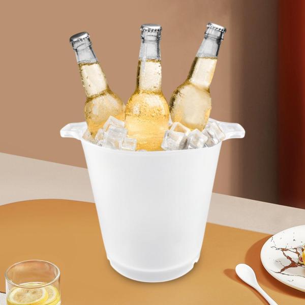 アイスバケツワインクーラースナックサービングマルチルピーアクリルシャンパンバケット飲料浴槽バーアクセサリーホームレストラン