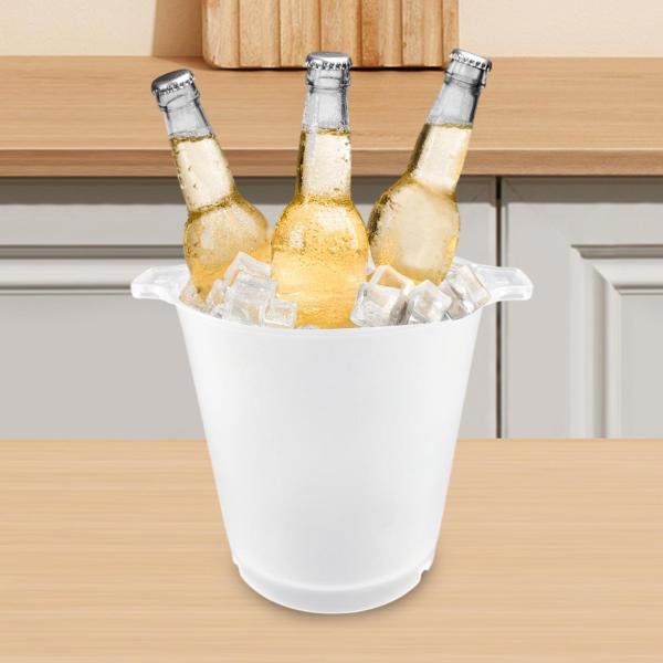 アイスバケツワインクーラースナックサービングマルチルピーアクリルシャンパンバケット飲料浴槽バーアクセサリーホームレストラン