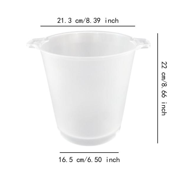 アイスバケツワインクーラースナックサービングマルチルピーアクリルシャンパンバケット飲料浴槽バーアクセサリーホームレストラン