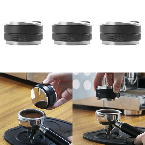 エスプレッソタンパーコーヒーウェアカフェ用の3つの角度のある斜面はアクセサリー51mm
