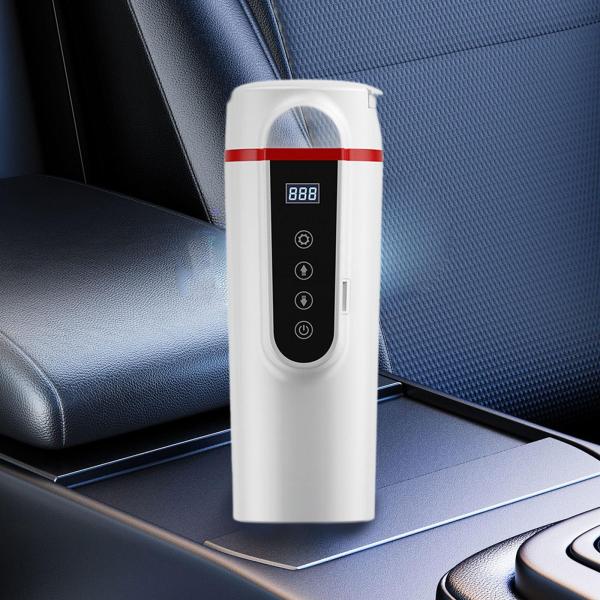 12V 24Vカーケトルボイラーティーブリューイングコーヒーワークホワイト用インテリジェントヒーターカップ