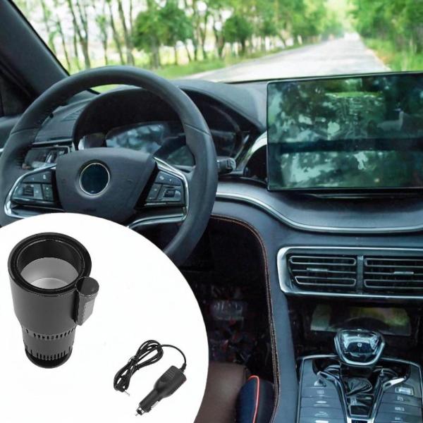 カーカップウォーマークーラーカータンブラーホルダー、温度制御2インチスマートカップホルダーコーヒーウォーマー家庭用トラック