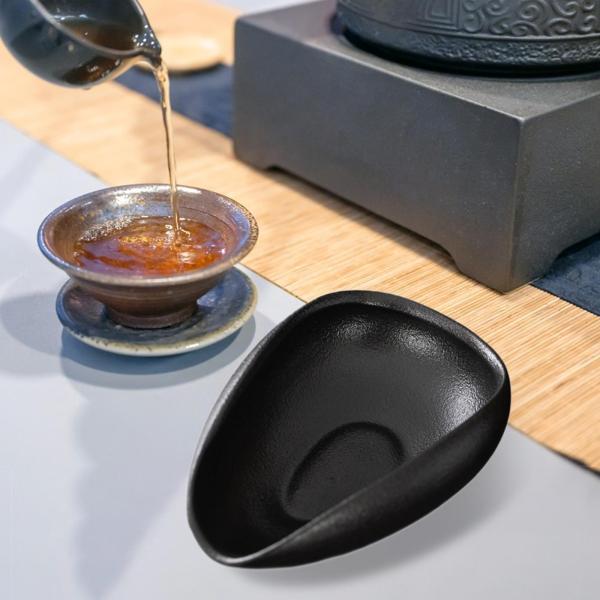 コーヒー豆投与カップモダンな実用的な計量コーヒー豆容器のための家の黒い霜の