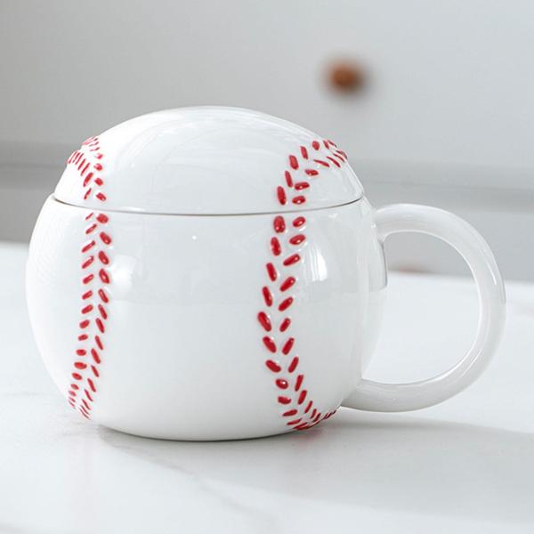 セラミックコーヒーマグ ジュースカップ ドリンクマグ サッカーマグ 寮 キッチン オフィス 野球用