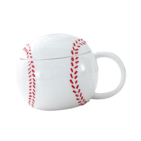 セラミックコーヒーマグ ジュースカップ ドリンクマグ サッカーマグ 寮 キッチン オフィス 野球用