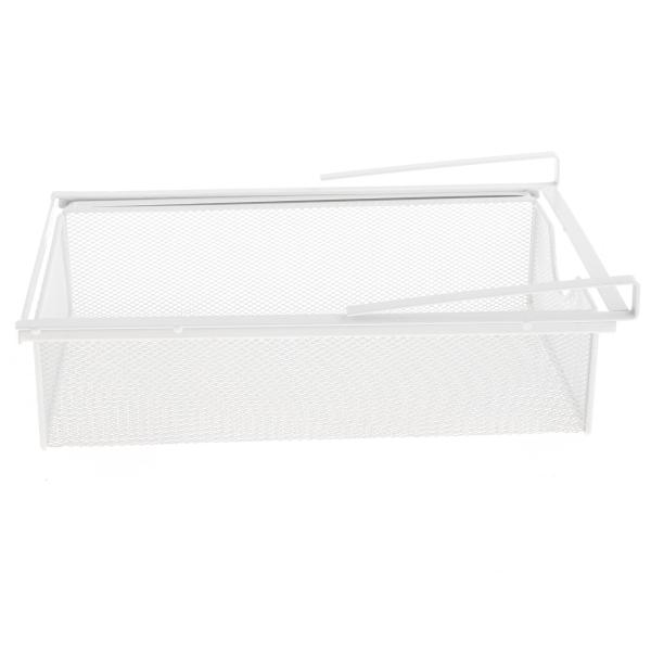 棚下収納オーガナイザー 吊り下げ式引き出しバスケット 寝室 家庭用 ホワイト
