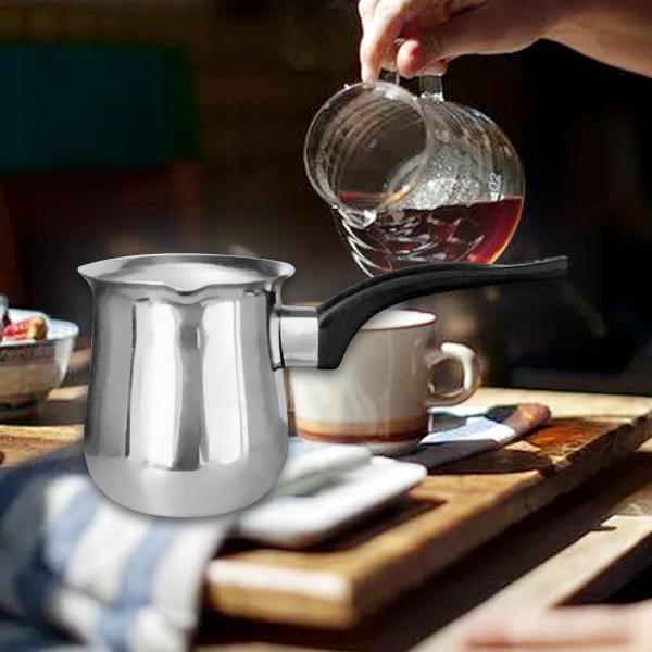 トルコのコーヒーポットミルクウォーミングポットポット耐熱ハンドルモダンコーヒーサーバー , 250 ml