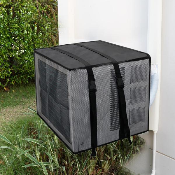 エアコンカバー 多機能 防塵 夏用 室外機 53cmx41cmx38cm