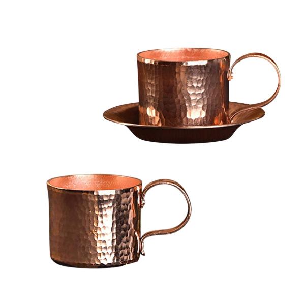 純銅製コーヒーマグ 伝統的な銅製マグカップ レストラン バー コーヒーショップ シングルカップ