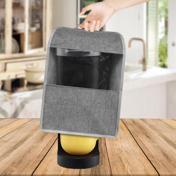 コーヒーマシンダストカバーコーヒーメーカーカバースタンドミキサーキッチンモダンな実用的なエスプレッソマシンプロテクターのための軽量