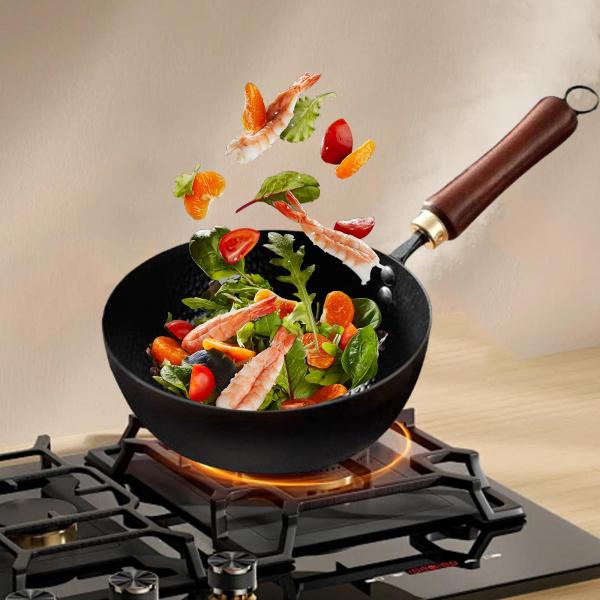 鋳鉄製ミルクパン キッチン調理鍋 ノンスティック 小型ストックポット キャンプ用 28cm