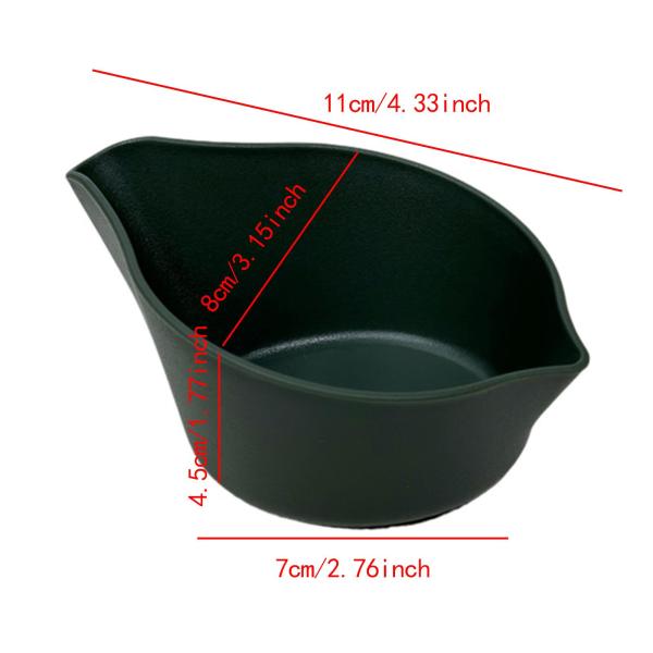 コーヒー豆計量カップ 軽量 お手入れ簡単 丈夫なリーフティー計量容器 グリーン