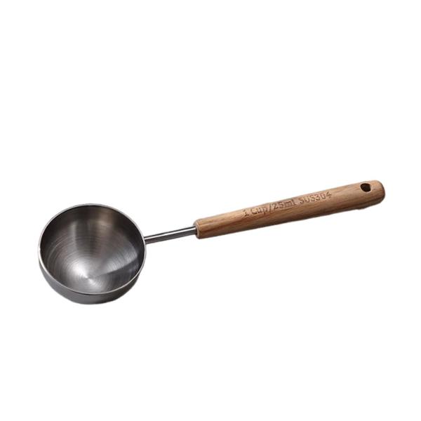 エスプレッソスクープ 軽量 ヴィンテージスタイル 計量カップ 家庭用ミルク調理用 ラージ