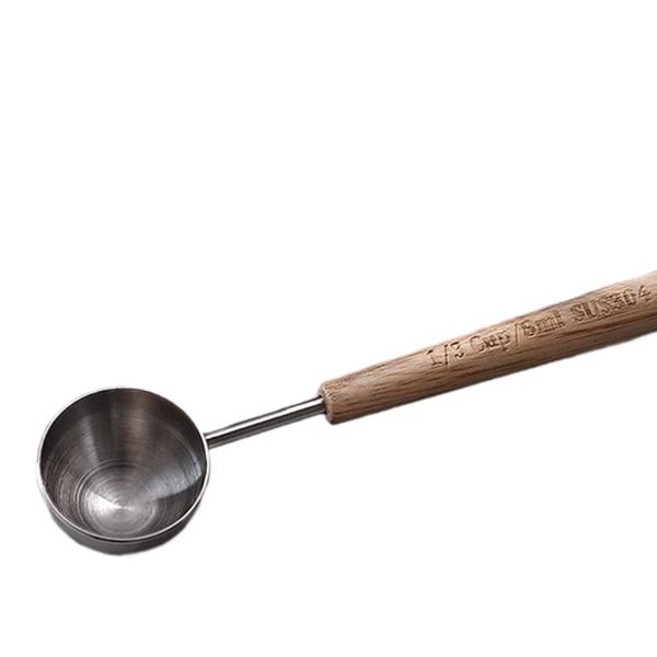 エスプレッソスクープ 軽量 ヴィンテージスタイル 計量カップ 家庭用ミルク調理用 ミディアム