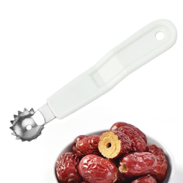 レストラン、家庭、ダイニング用のイチゴハラー野菜茎ハリング（白）