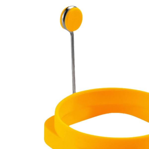 エッグフライリングセット、エッグクックリング、ポータブルアクセサリー、朝食用シリコンモデル、ハンドル付き、朝食、キャンプ、サンドイッチ用