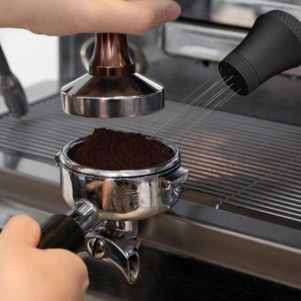 コーヒータンパーディストリビューター エスプレッソコーヒースターラーツール 多用途コンパクトディストリビューションツール オフィス ホーム バー キッ