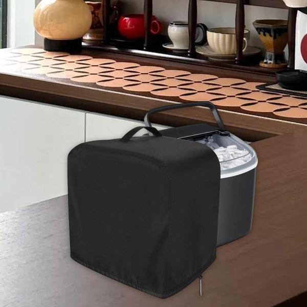 製氷機カバー 防水製氷機カバー その他のカウンタートップ家電製品用 ブラック