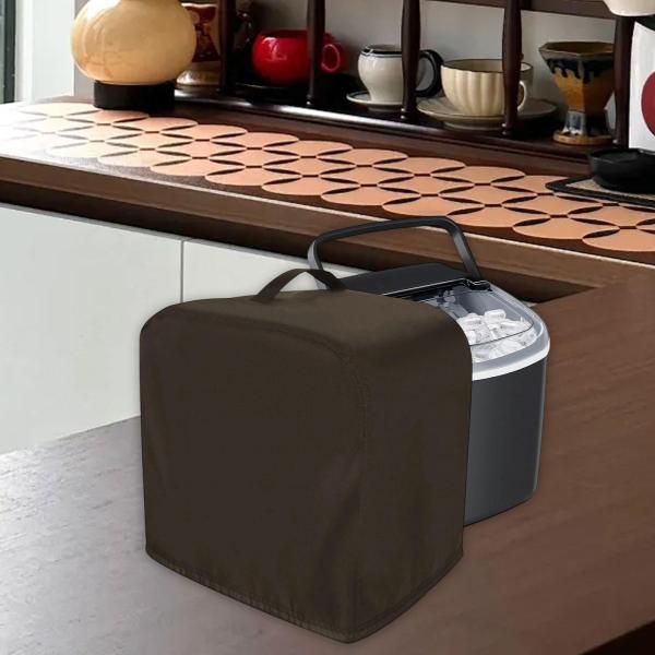 製氷機カバー 防水製氷機カバー（その他のカウンタートップ家電製品用）ブラウン