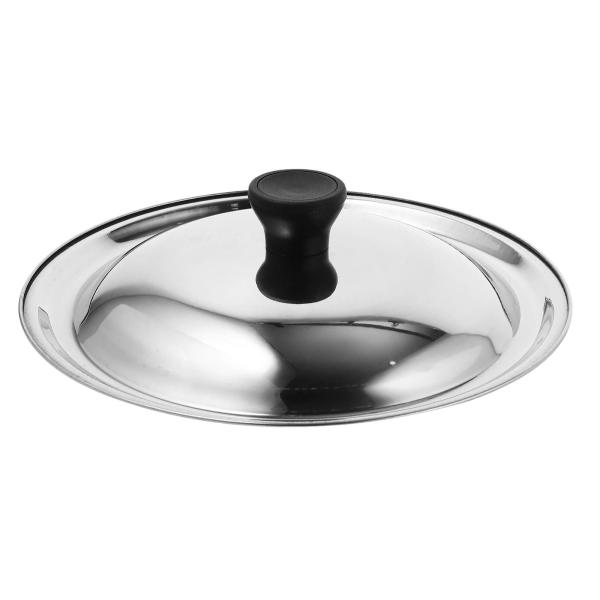 ステンレススチール製鍋蓋 丸型フライパン 鍋蓋 キャンプ ピクニック アウトドア用 30cm