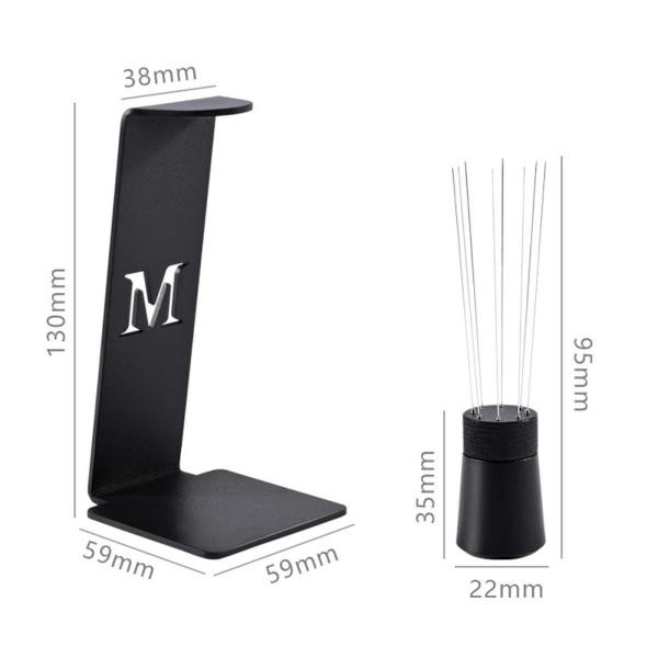 エスプレッソコーヒースターラー(スタンド付き)、バリスタアクセサリー、エスプレッソ分配ツール、家庭用キッチン用プロ仕様