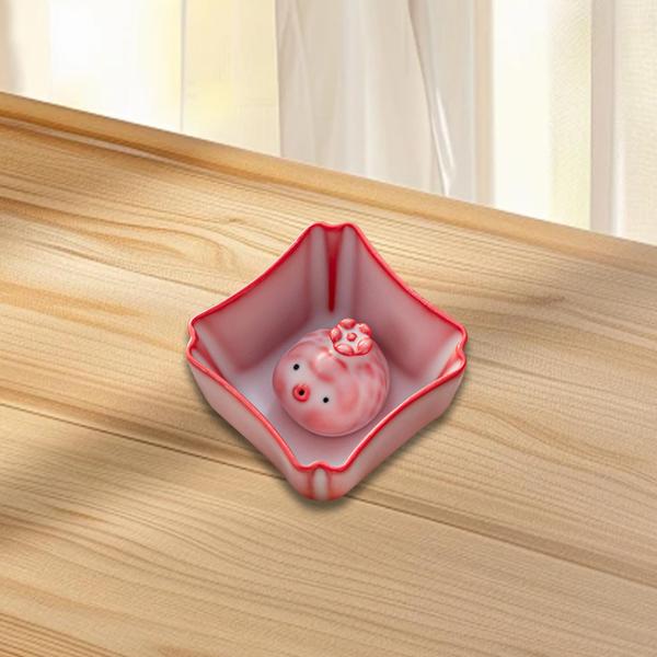 陶器製ティーカップ装飾品 カンフーティーカップ ユニーク ティーペット付き ギフト オフィス用